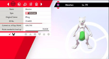 Pokemon Schwert & Schild Shiny Mewtwo 6IV Max EVs