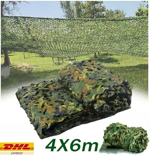 4x6m camouflage jagd tarnnetz - 4x6m,