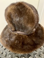 Echt Nerz Hut Vintage Neuwertig