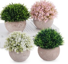 4 Kunstpflanze im Topf Tisch