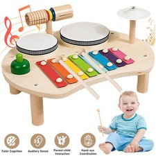 Montessori Holz Schlagzeug Set