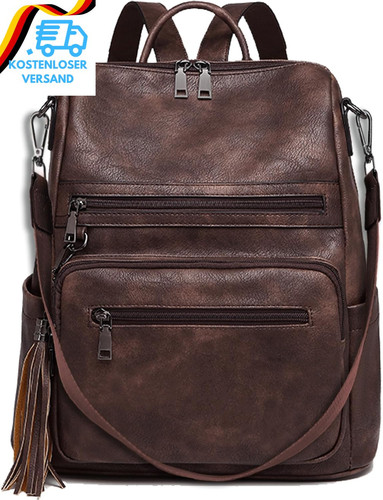 Damen rucksack veganem - damen-rucksack, leder