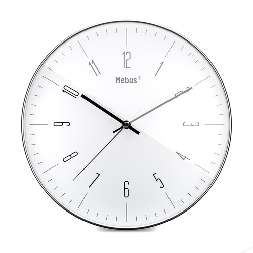 Mebus designer quarz - mebus, quarz-wanduhr