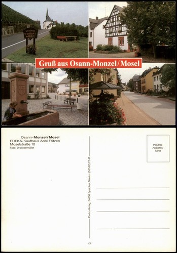 Ansichtskarte osann monzel - ansichtskarte, osann-monzel