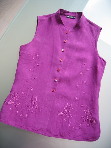 Escada bluse asia look - im, asia-look