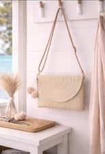 Angebot Boho Bast Handtasche