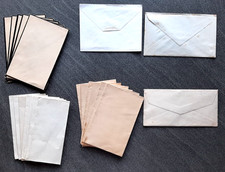 21 alte leere Briefumschläge