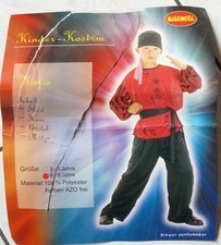 Faschingskostüm "Ninja" Gr. 122-134, 6 - 8 Jahre