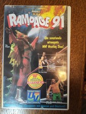 WWF Rampage 91  VHS Video