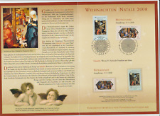 Bund Mi. 2703-2704 Klappkarte Erinnerungsblatt Weihnachtm.+Vatikanstadt-Marken