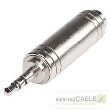 HICON Adapter Mini-Klinke 3,5mm male <> Klinke 6,3 female stereo | HI-JS3JS6-MF