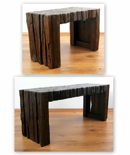 Sitzbank teakholz puzzle - sitzbank,