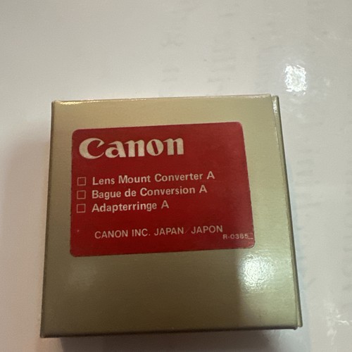 Canon lens mount converter - canon,