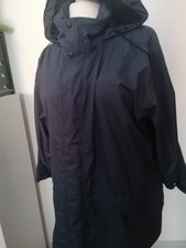Outdoor Trekking Funktions Jacke von VAUDE 2XL Dunkelgrau Kapuze Rückentasche 48