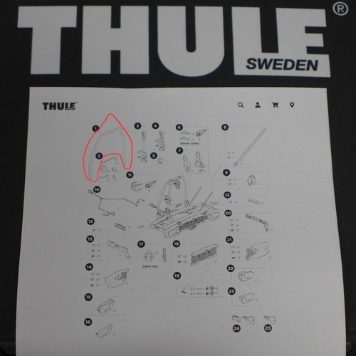 Thule bügel halter - thule,