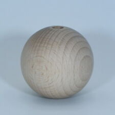 Buche - Holzkugeln zum Basteln und Dekorieren, 9 Größen, MIT Bohrung