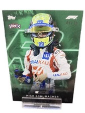 2021 Topps F1 Lights Out 2021 Mick Schumacher RC Rookie Race 43/75 Parallel