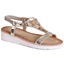 Damen riemchen sandalen - riemchen,