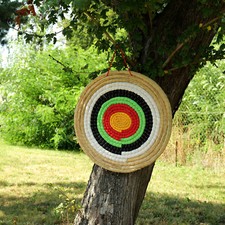 Zielscheibe aus stroh 50cm - aus,