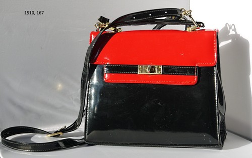Damen handtasche schwarzrote - damen,