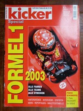 Kicker Special Formel 1 2003 150 Seiten Fahrer Teams Strecken Schumacher F1