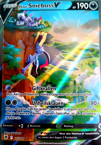 Pokemon karte hisui snieboss - karte, v