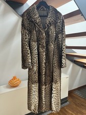 Ozelot Pelzmantel Größe L-Luxuspelz 60er Jahre Vintage