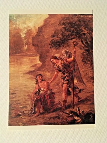 Kunst postkarte tobias und - kunst, postkarte,