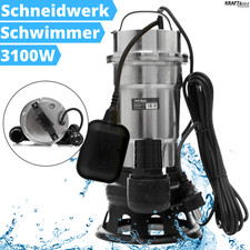 Schmutzwasserpumpe Abwasserpumpe Tauchpumpe Fäkalienpumpe Schwimmer Schneidwerk