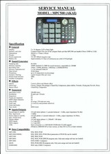 Akai  Service Manual für MPC 500 englisch  Copy
