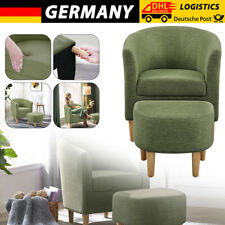 Ohrensessel Sessel mit Hocker