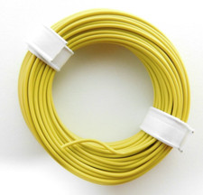 10 m Litze/Kabel GELB z.B