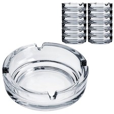 Aschenbecher rund transparent