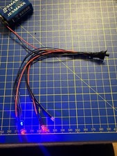 LED Beleuchtung Modellbau Blau/Rot Blinklicht für Einsatzfahrzeuge LED 3mm