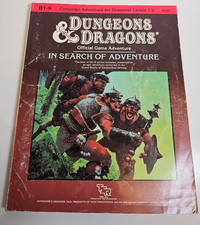 In Search of Adventure (Dungeons and Dragons Supermodule B1-9) Original 1987