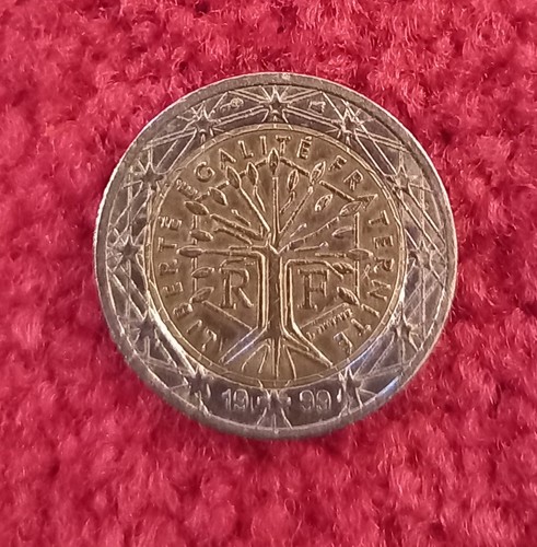 Euro münze 1999 frankreich - 2,