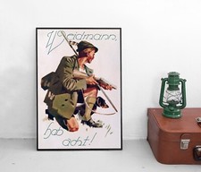 Poster Jagd/ Jagen Weidmann