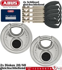 2x ABUS Diskusschloss