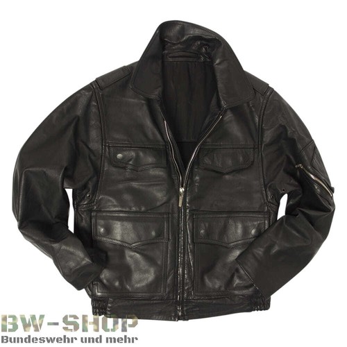 Original polizei lederjacke - original,