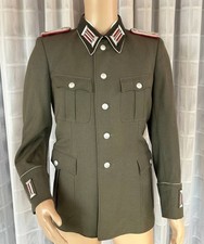 DDR NVA Uniformjacke 1959 Offizier Artillerie gr. 48 schwarzer Kragen