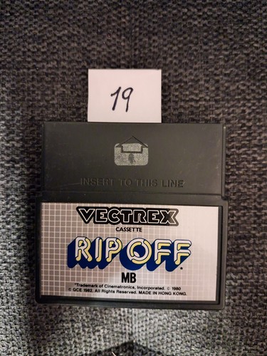 Vectrex cassette rip off - vectrex,