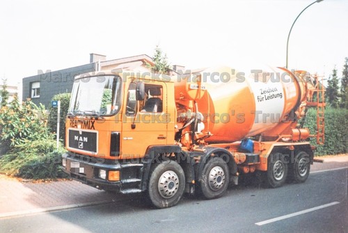 Lkw foto man f90 - lkw, betonmischer