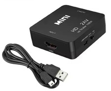 NEU! HDMI zu RCA AV Adapter Video Audio Konverter Full HD 1080P PAL/NTSC