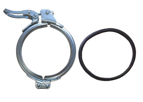 Pelletlager spannring dn100 - pelletlager,