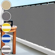 Balkonsichtschutz Sichtschutz Balkonverkleidung Wind- und UV-Schutz 90 x 500 cm