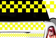Aufkleber Karomuster Race