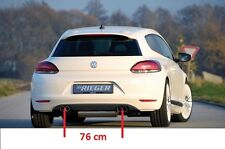 Rieger Heckeinsatz Diffusor passend für VW Scirocco III für Duplex RIEGER-Tuning