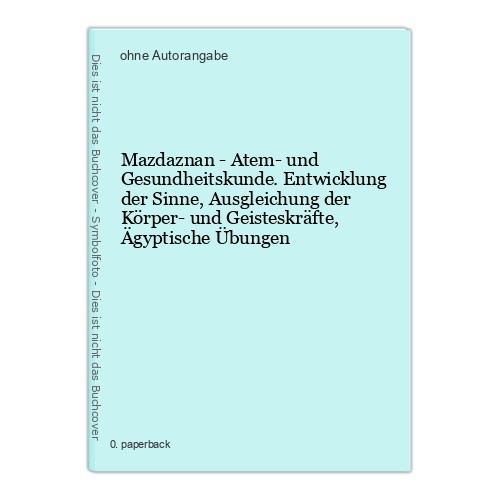 Mazdaznan atem und - mazdaznan,