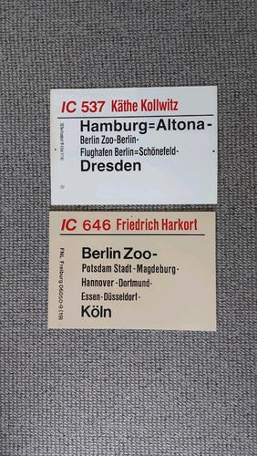 Zuglaufschild din st - din,