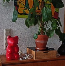 Heico Bären Haribo Lampe rot